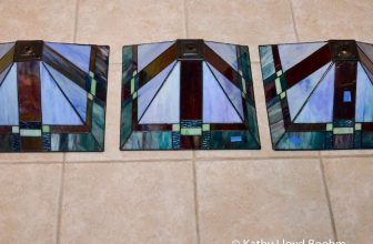 Reparatie van glas-in-loodlampen van Mission